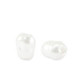Perlas de agua dulce de imitación 3x5mm - Blanco